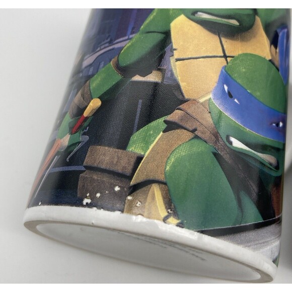 TMNT Pair Of 2 Teenage Mutant Ninja Turtles Coffee Mugs Cups Viacom 2016 Coffee - Picture 6 of 12